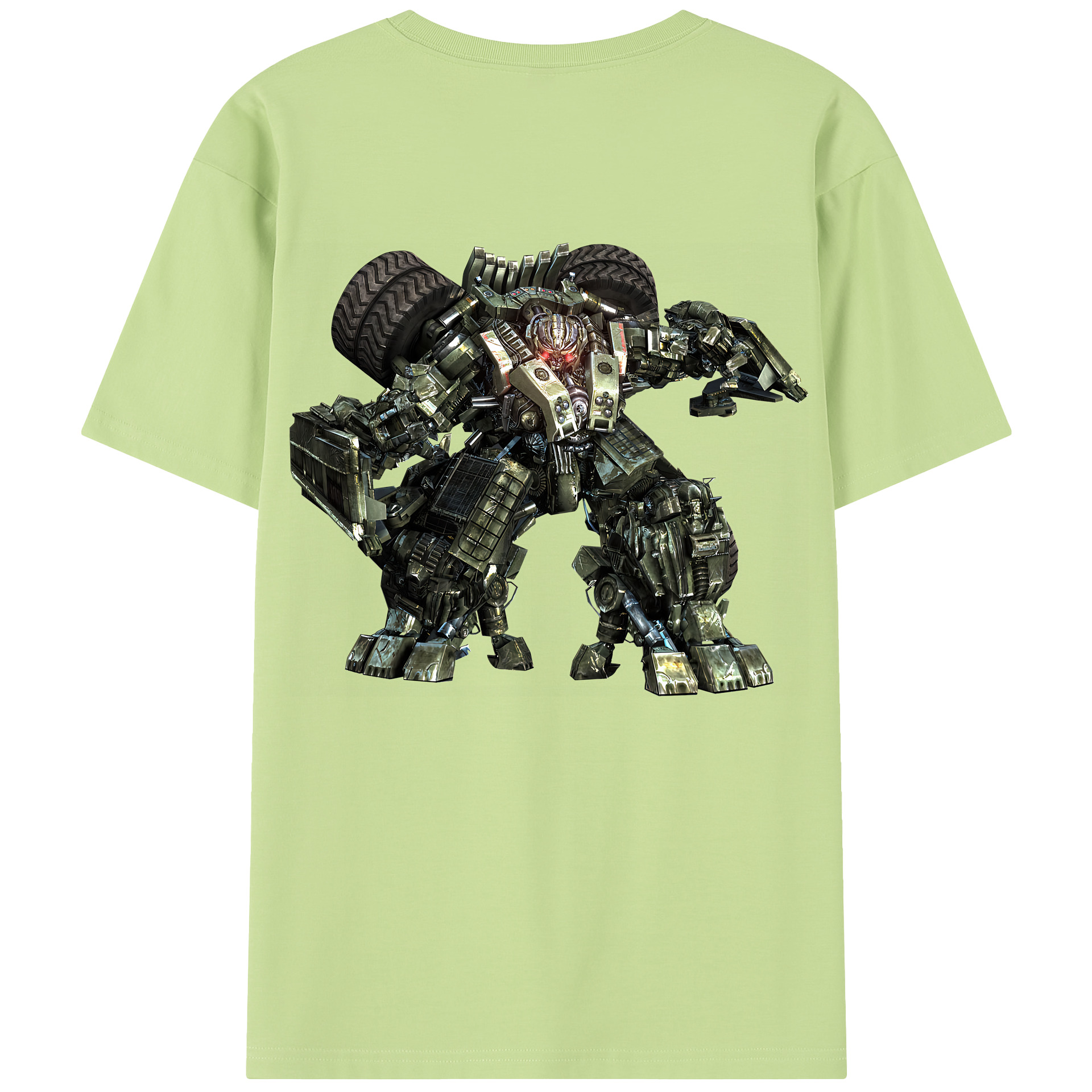 （画像用） Transformers トランスフォーマー 綿100％半袖Tシャツ（背面プリント）